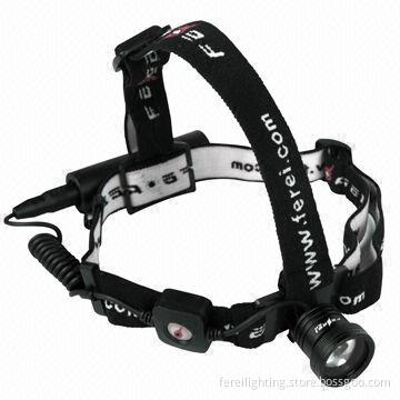 600 Lumens CREE XM-L Head Torch with Zoom and Even Beam, Latest Design, Patented Product